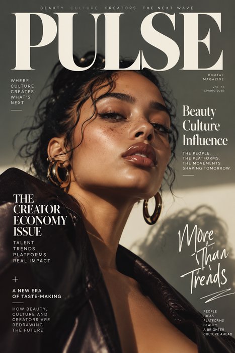 Digital magazine cover